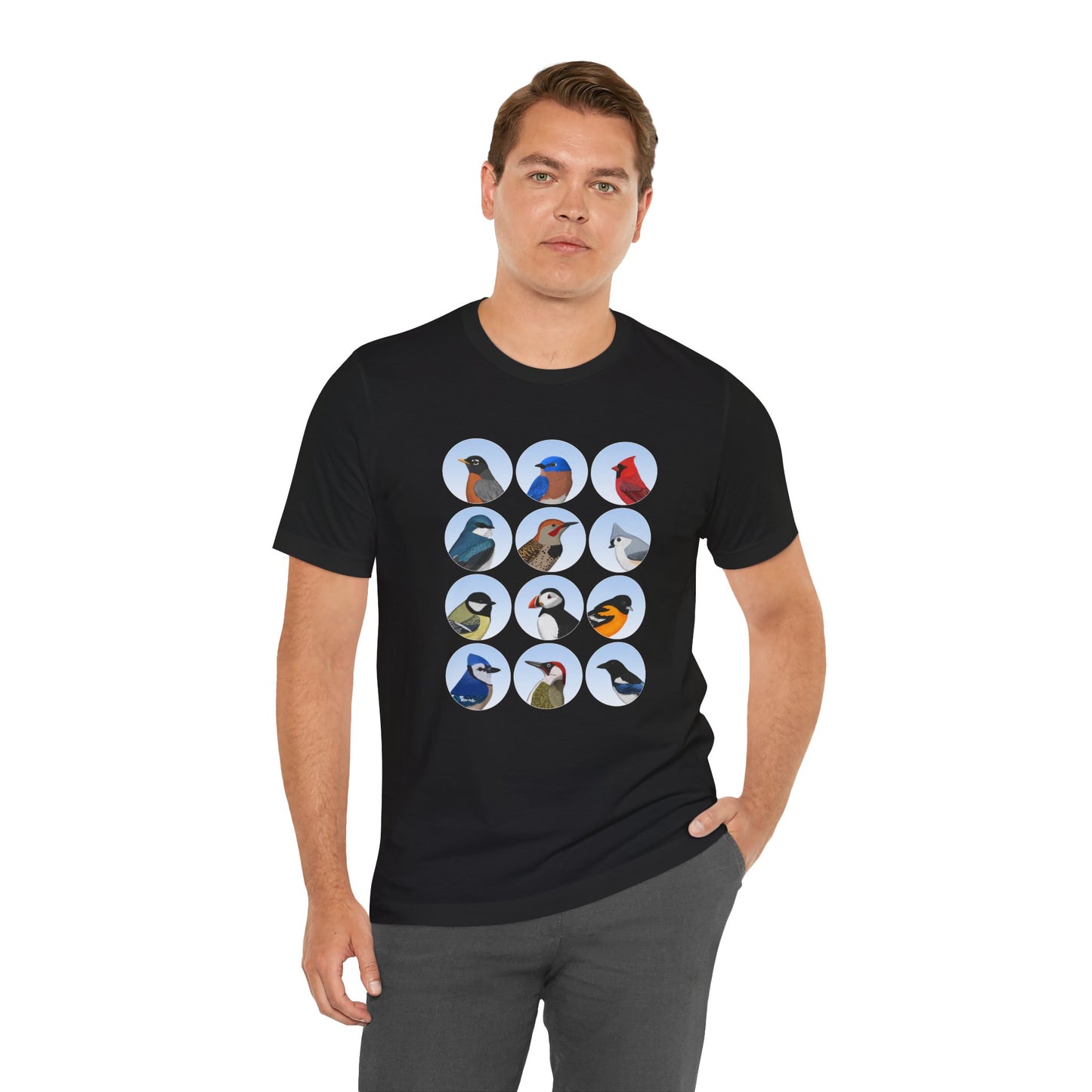 Birds T-Shirt Bluebird Cardinal Blue Jay Robin Bird Watcher Bird Lover