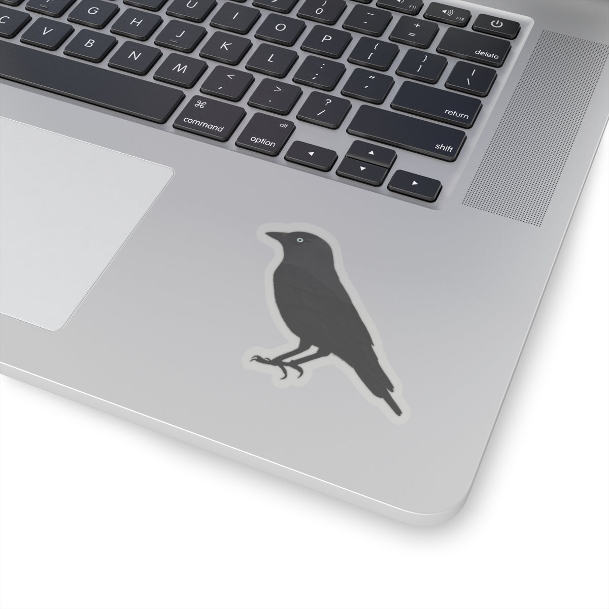 Western Jackdaw Bird Kiss-Cut Sticker - jz.birds