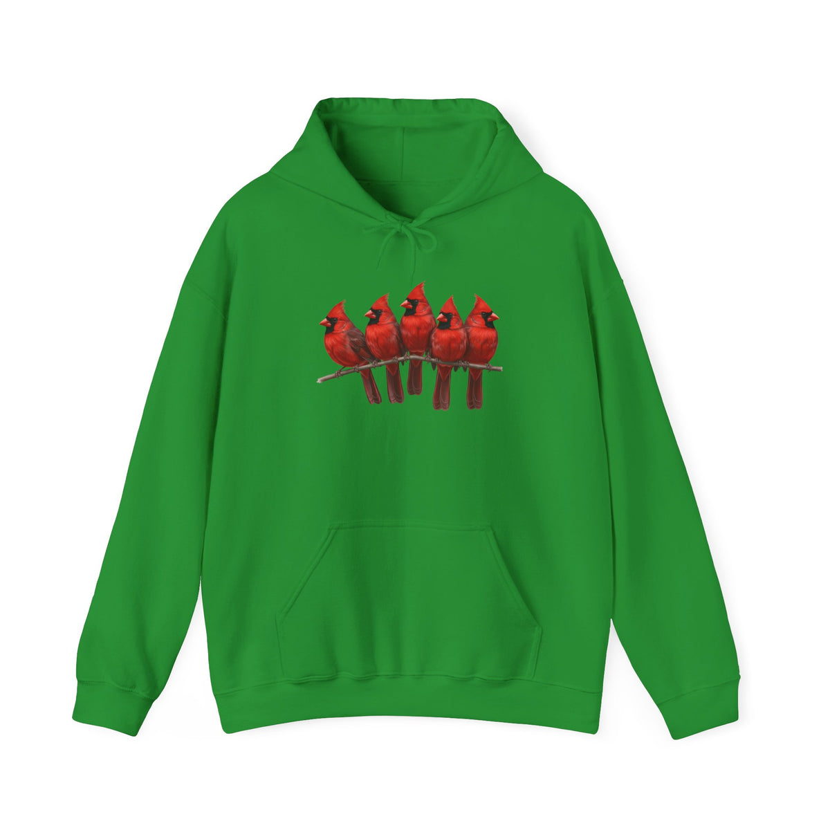 Rotkardinal Hoodie - Kapuzenpullover – artistic apparel, casual outerwear
