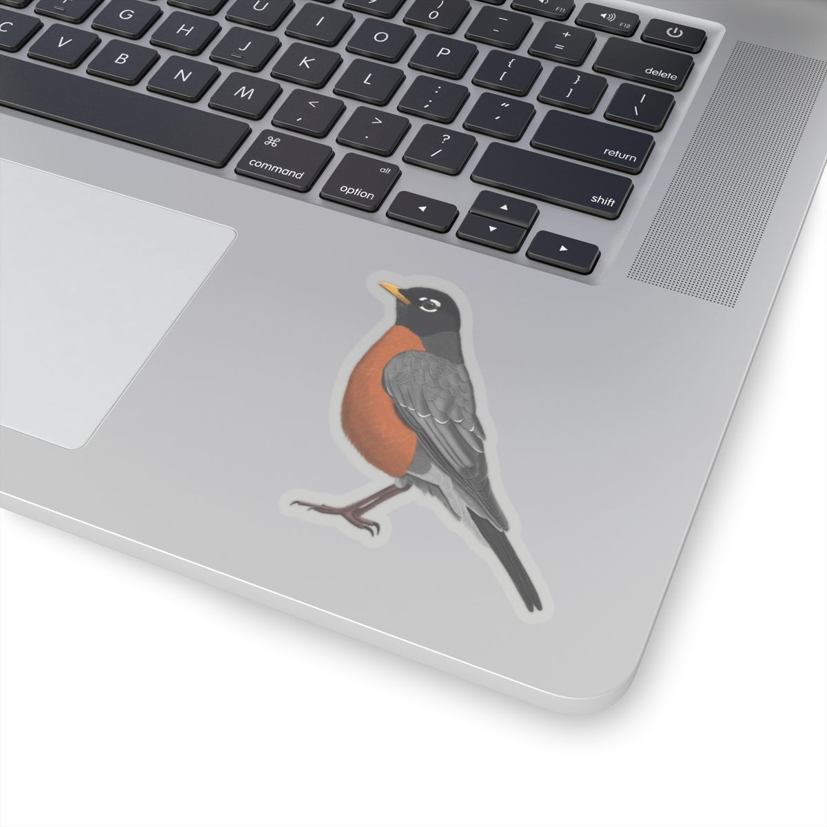 American Robin Bird Kiss-Cut Sticker - jz.birds