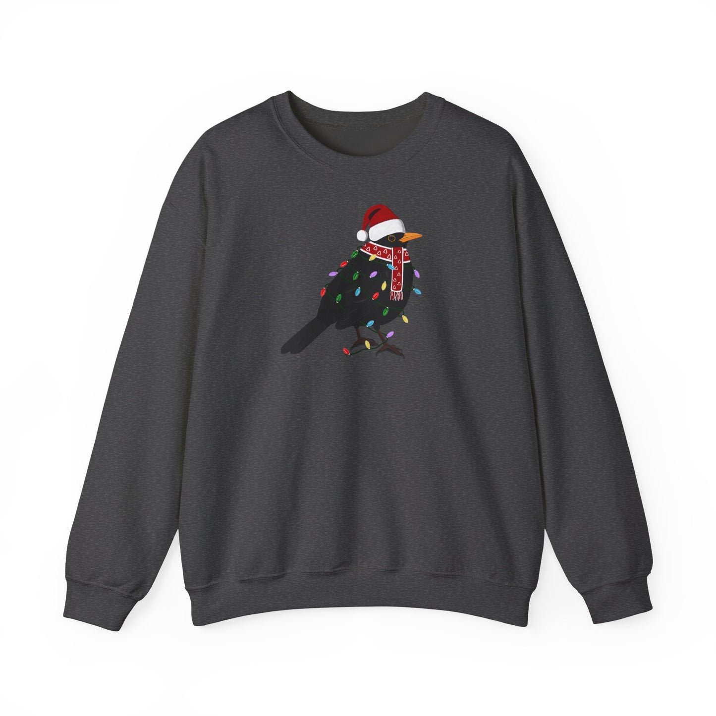 Amsel Weihnachts-Sweatshirt | Unisex Vogel Sweater für Vogelfreunde & Vogelbeobachter