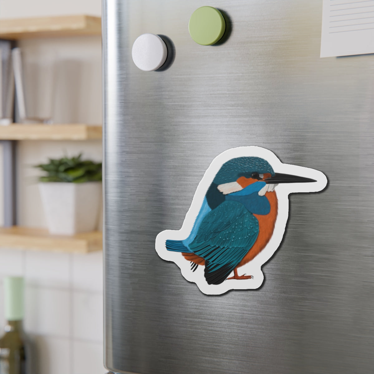 Kingfisher Home Decor – bird magnet, & Living