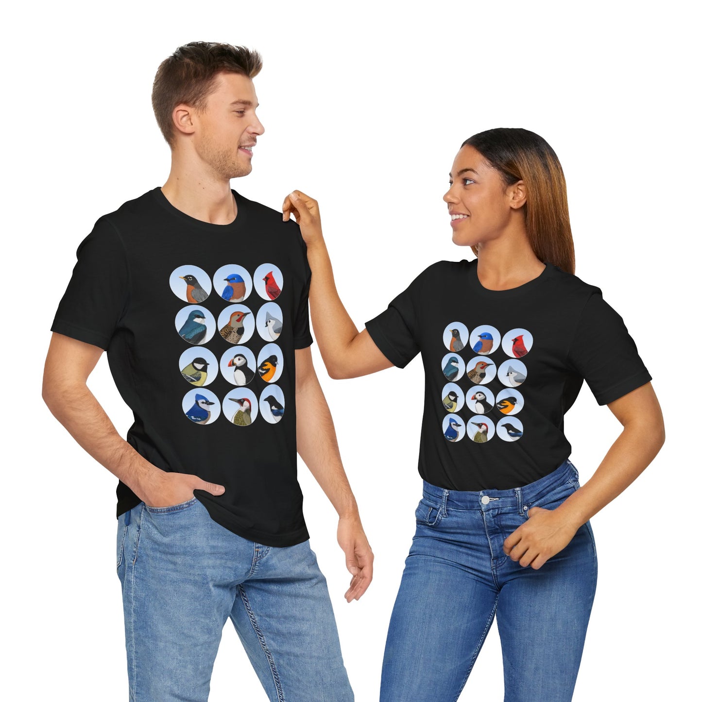 Birds T-Shirt Bluebird Cardinal Blue Jay Robin Bird Watcher Bird Lover
