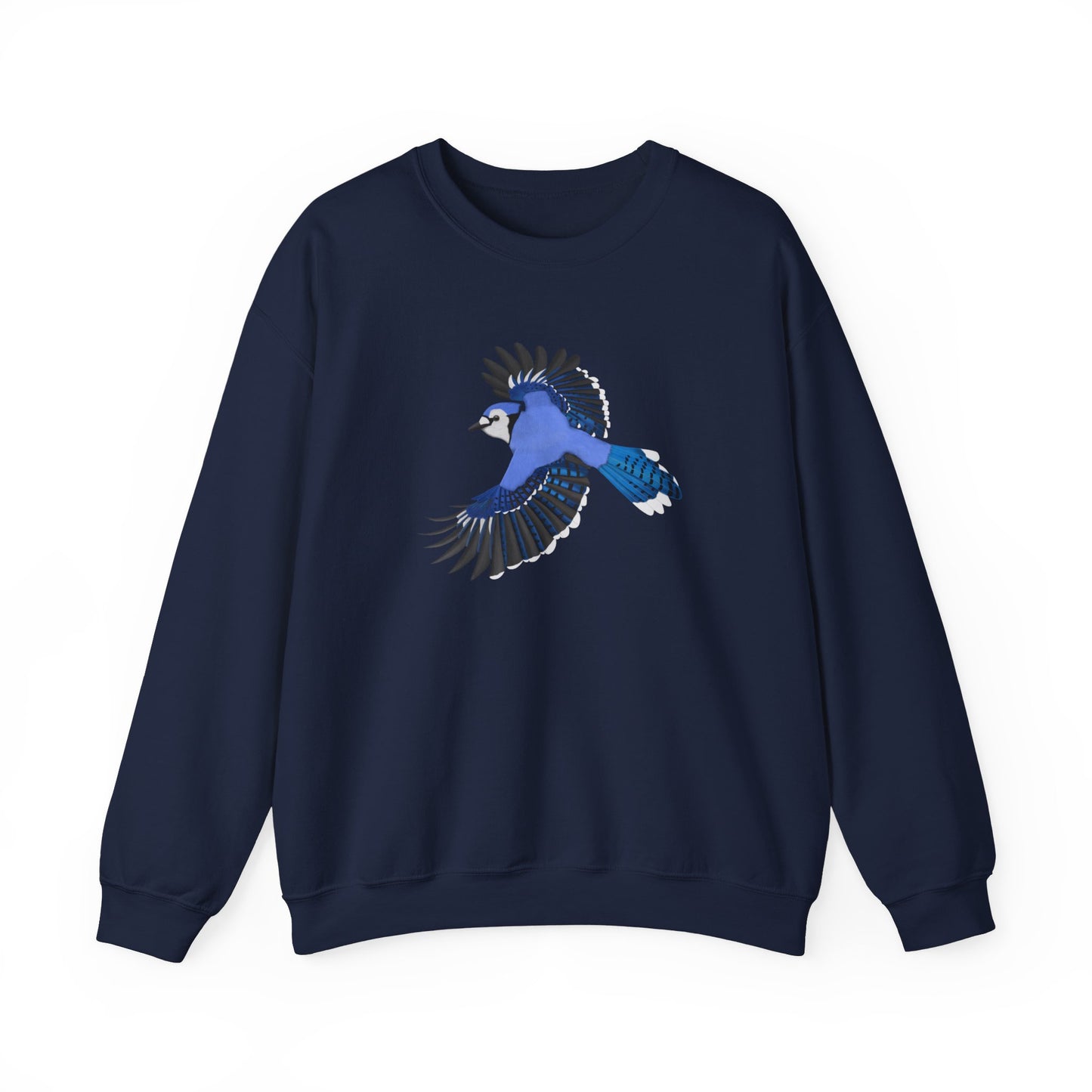 Blue Jay Bird Watcher Biologist Crewneck Sweatshirt