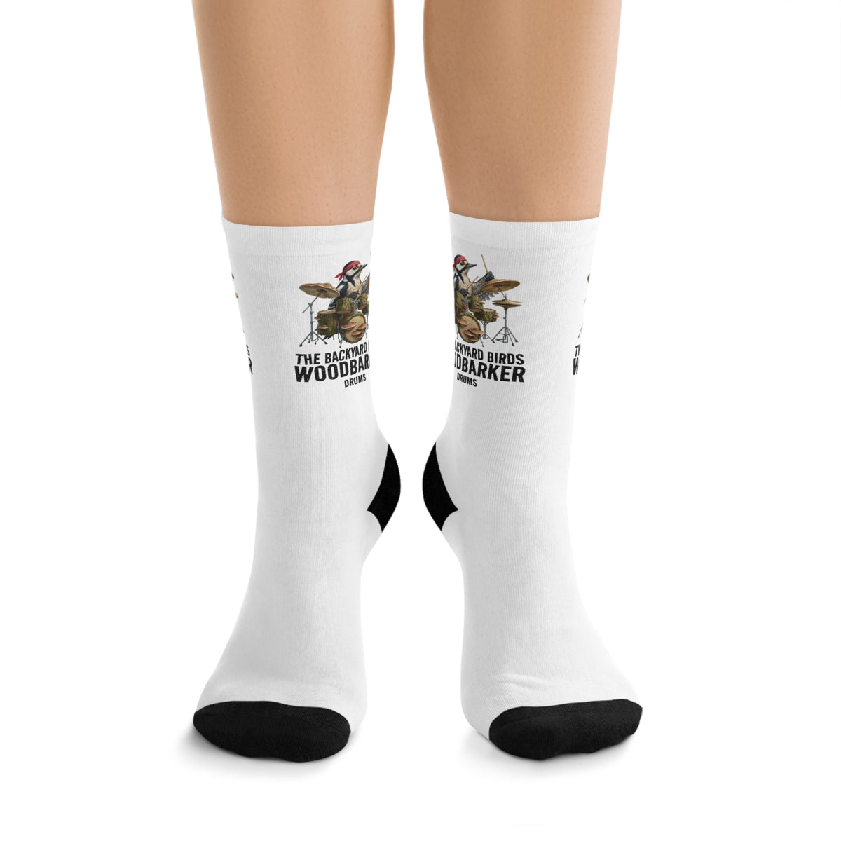 Woodpecker Socks – The Woodbarker – Drummer Crew – Funny Band Merch