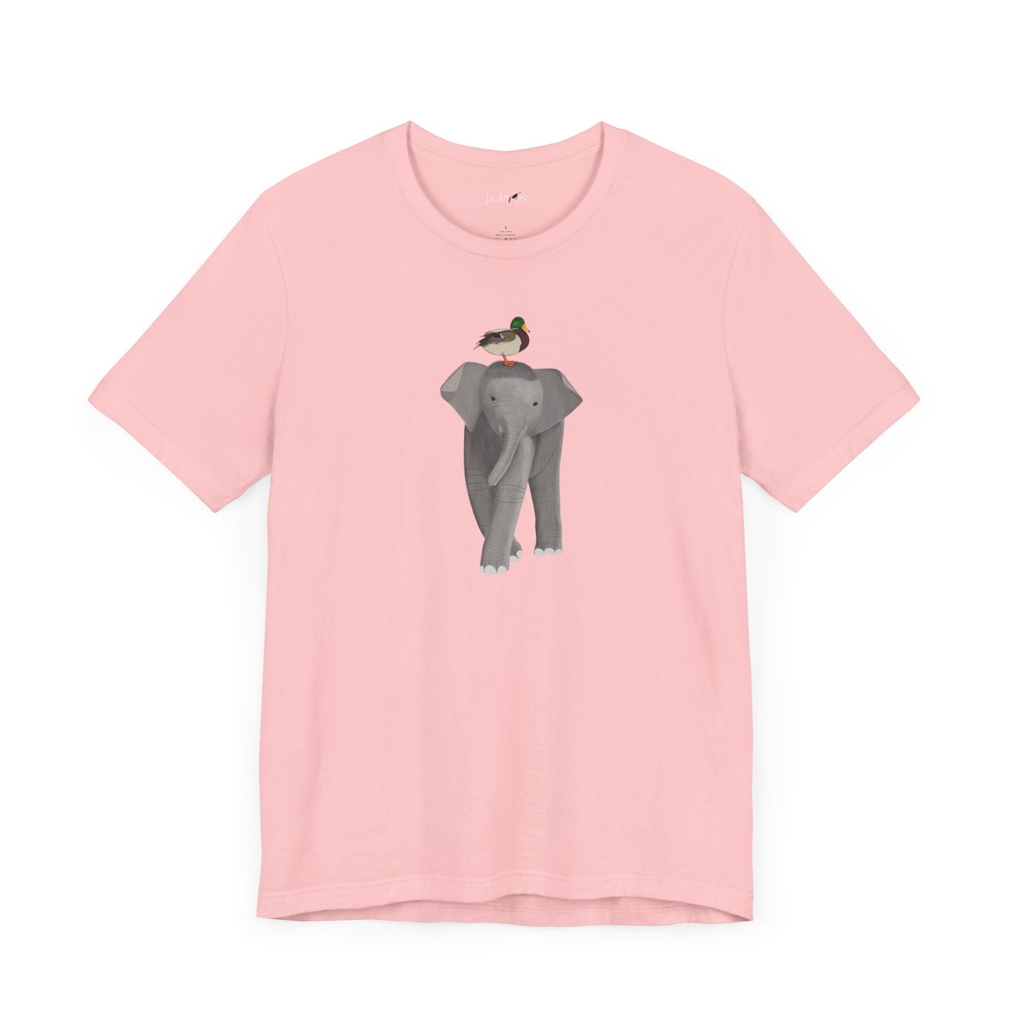 Elephant with Mallard Duck Birds Birding & Birdwatching T-Shirt