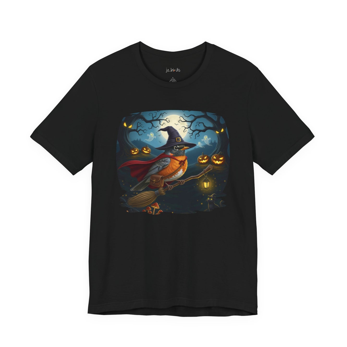 American Robin Halloween Bird T-Shirt - Spooky Halloween Costume for Bird Lovers