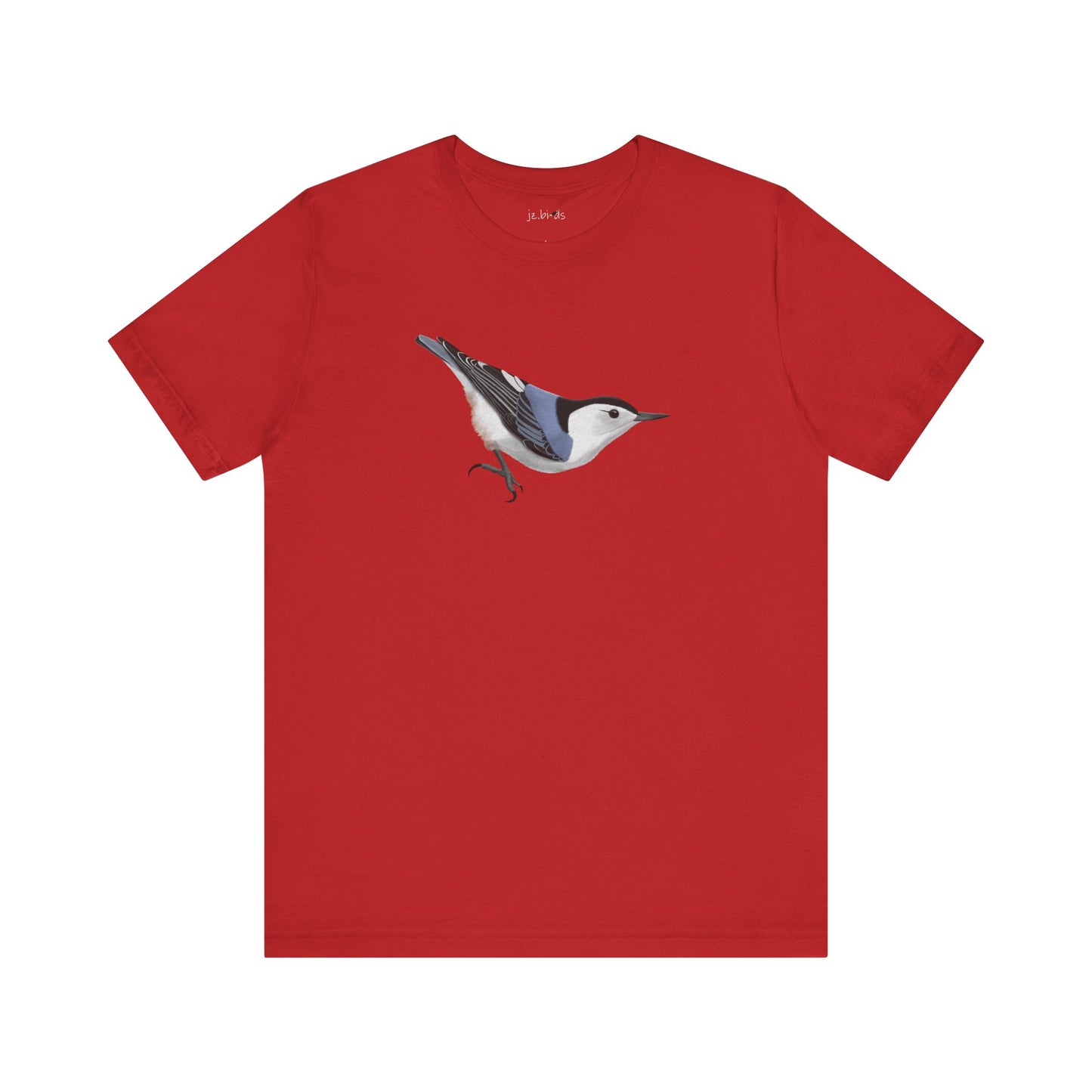 White Breasted Nuthatch Birding & Birdwatching Bird T-Shirt