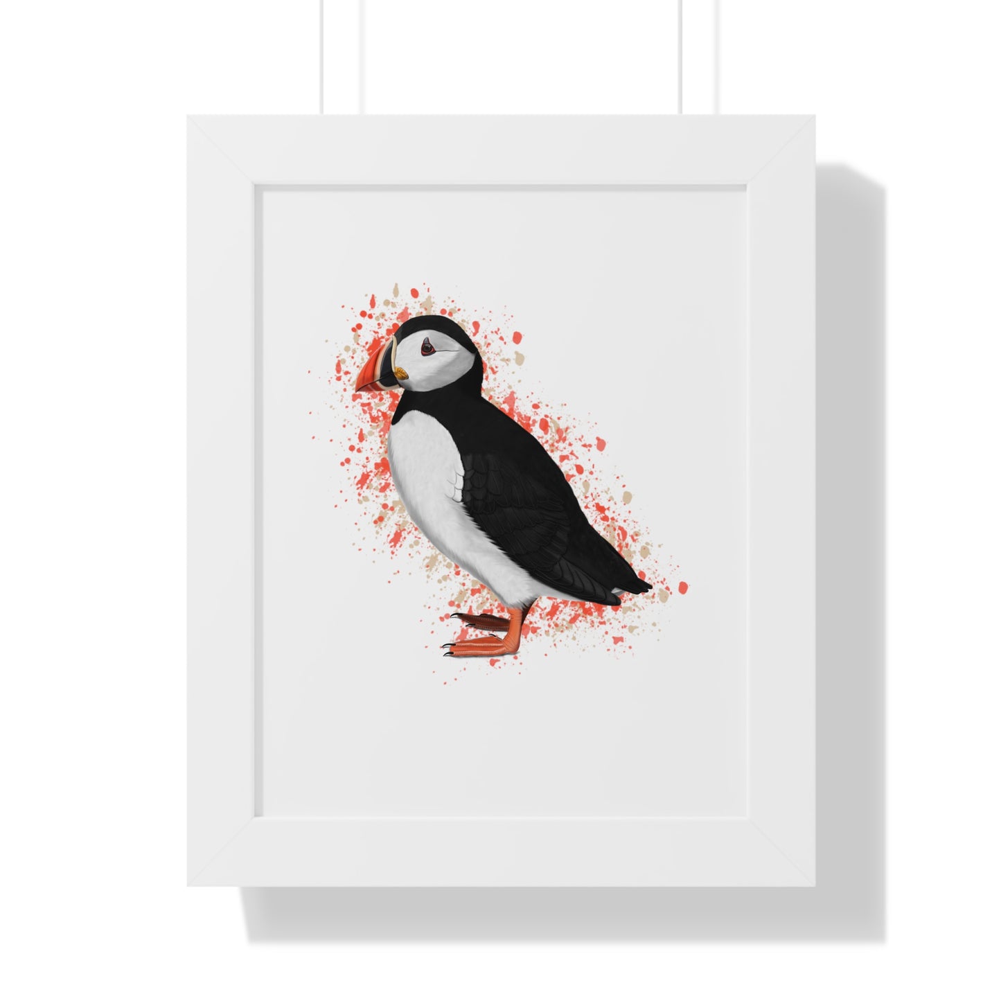 Puffin Bird Framed Poster