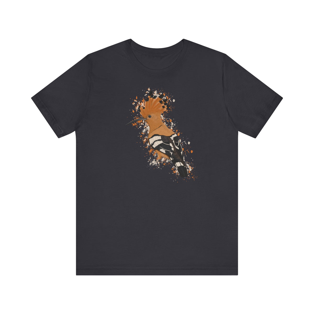 Wiedehopf Vogel T-Shirt in Black