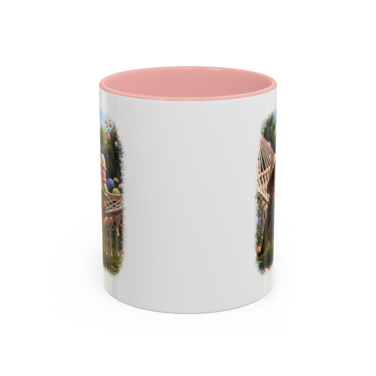 Robin Rosi Ice Cream Garden Premium Mug for Bird Lovers