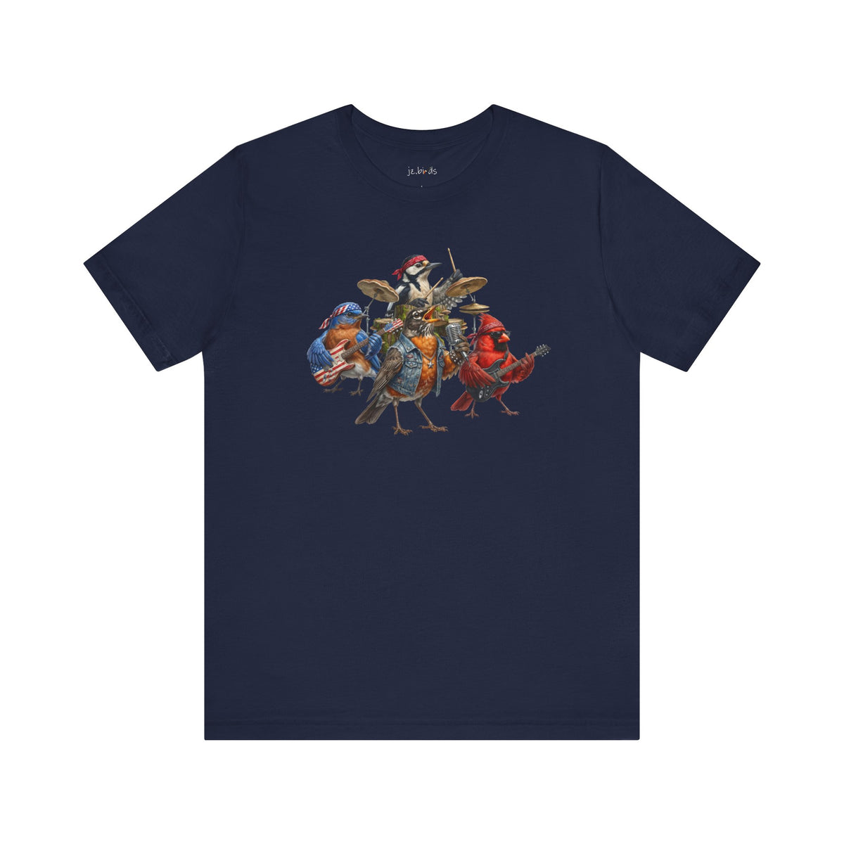 Woodpecker, Bluebird, Cardinal and Robin T-Shirt – band tshirt bird lover style