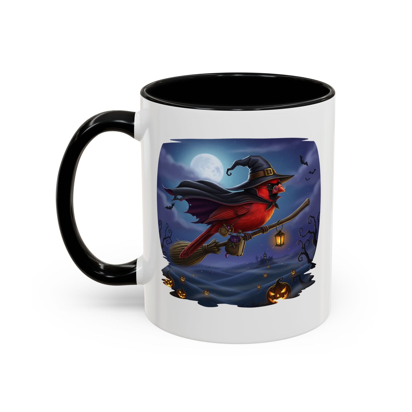 Cardinal Halloween Bird Mug - Perfect for Spooky Season