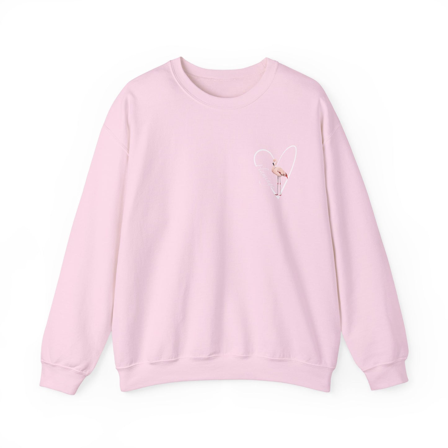 Flamingo Heart Birdlover Biologist Bird Sweatshirt