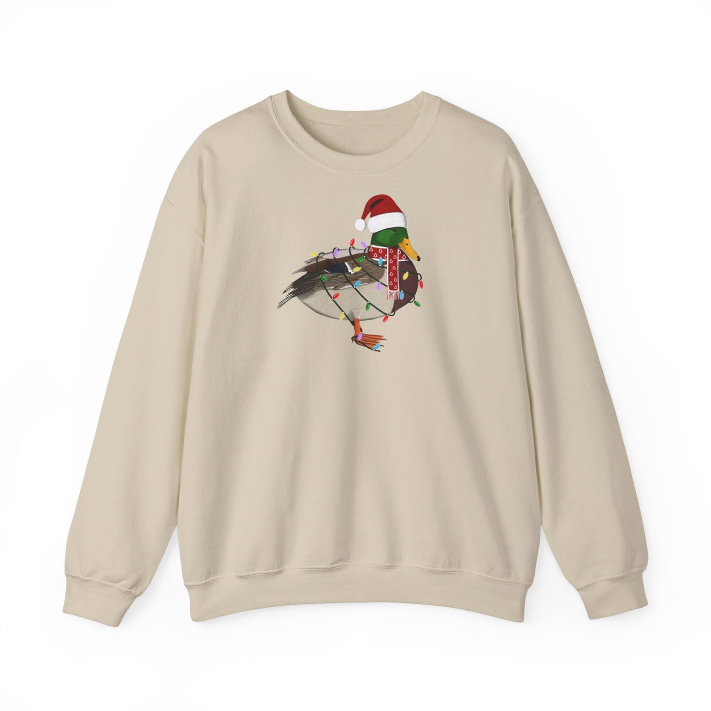 Ente Weihnachts-Sweatshirt | Unisex Vogel Sweater für Vogelfreunde & Vogelbeobachter
