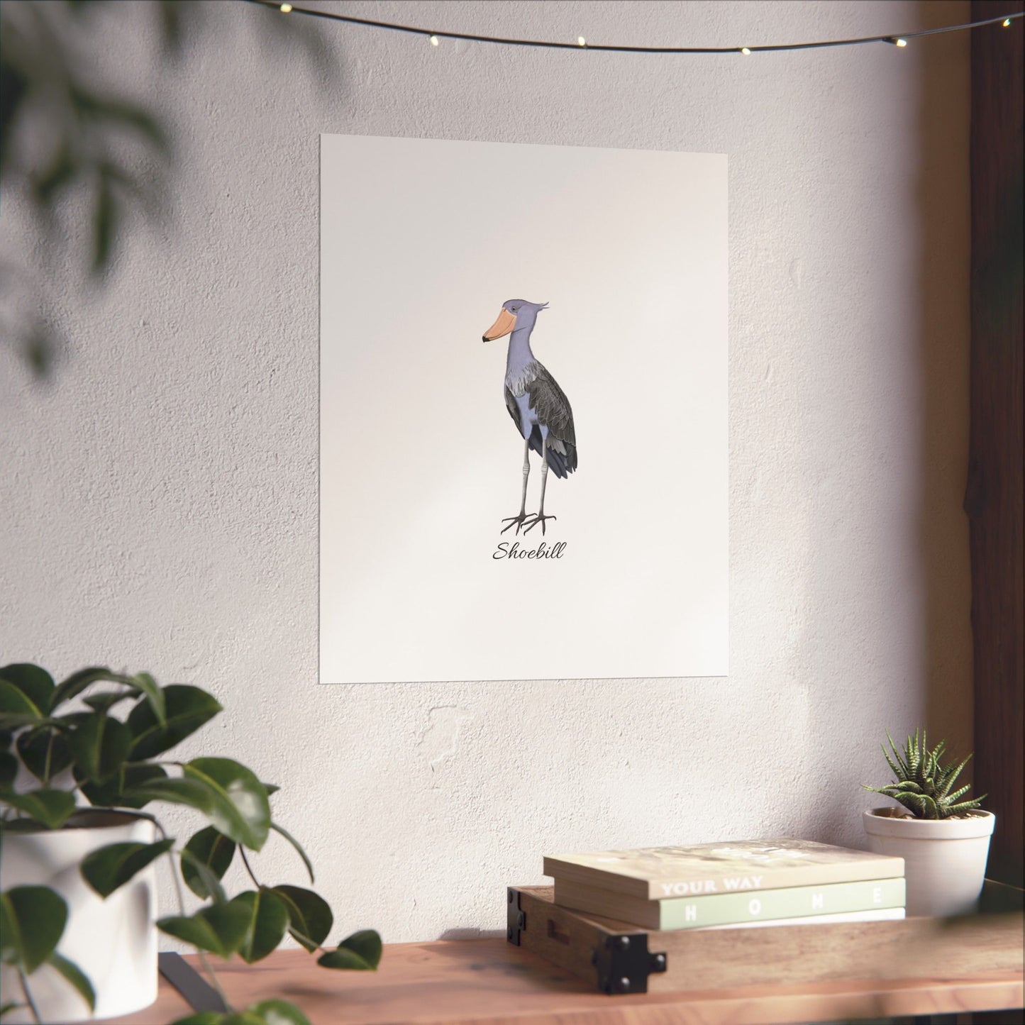 Shoebill Bird Birding Matte Poster