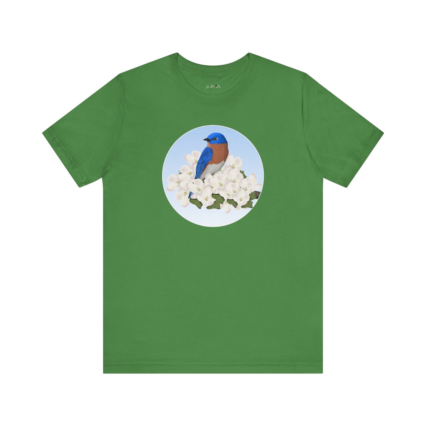 Bluebird and Spring Apple Blossoms Bird T-Shirt