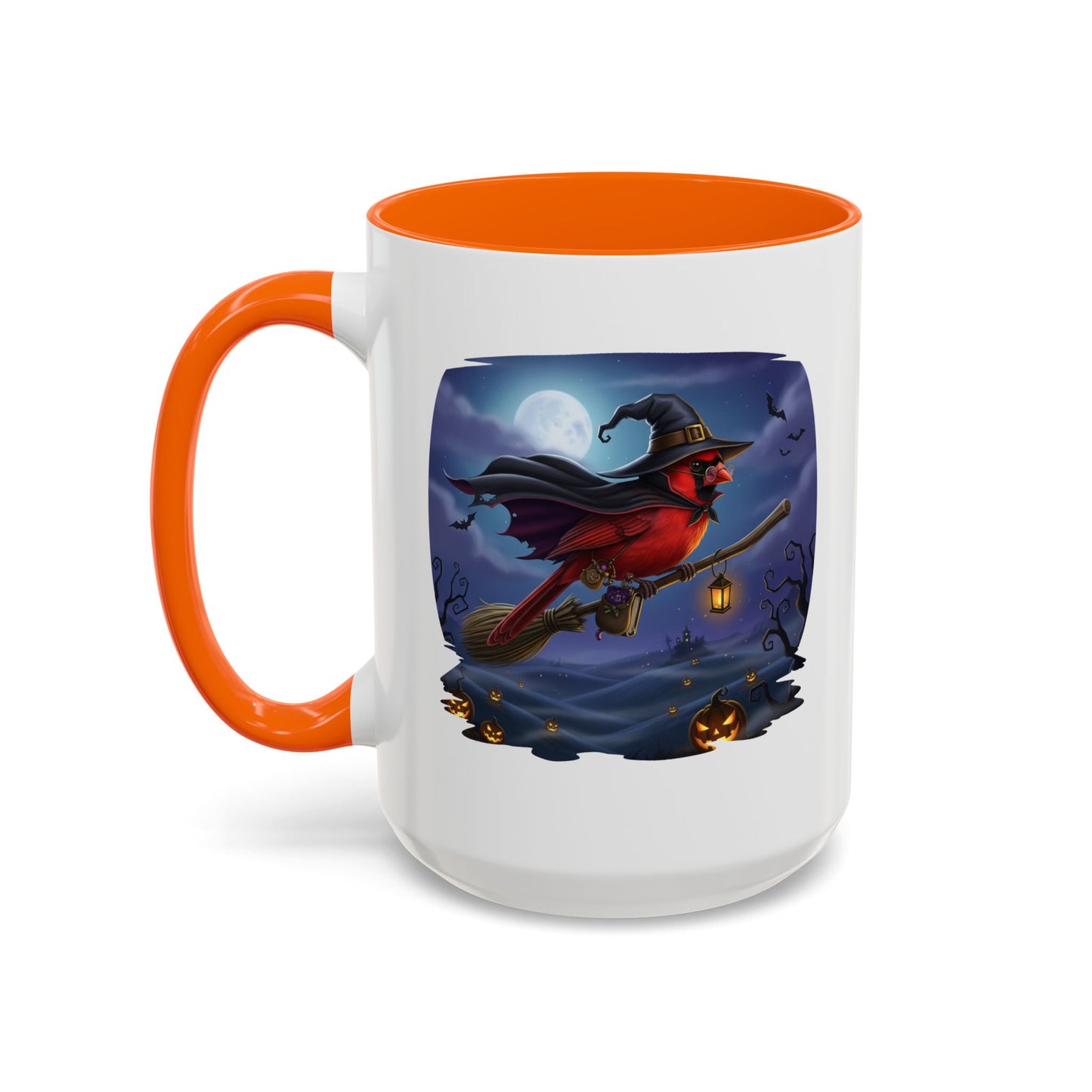 Cardinal Halloween Bird Mug - Perfect for Spooky Season