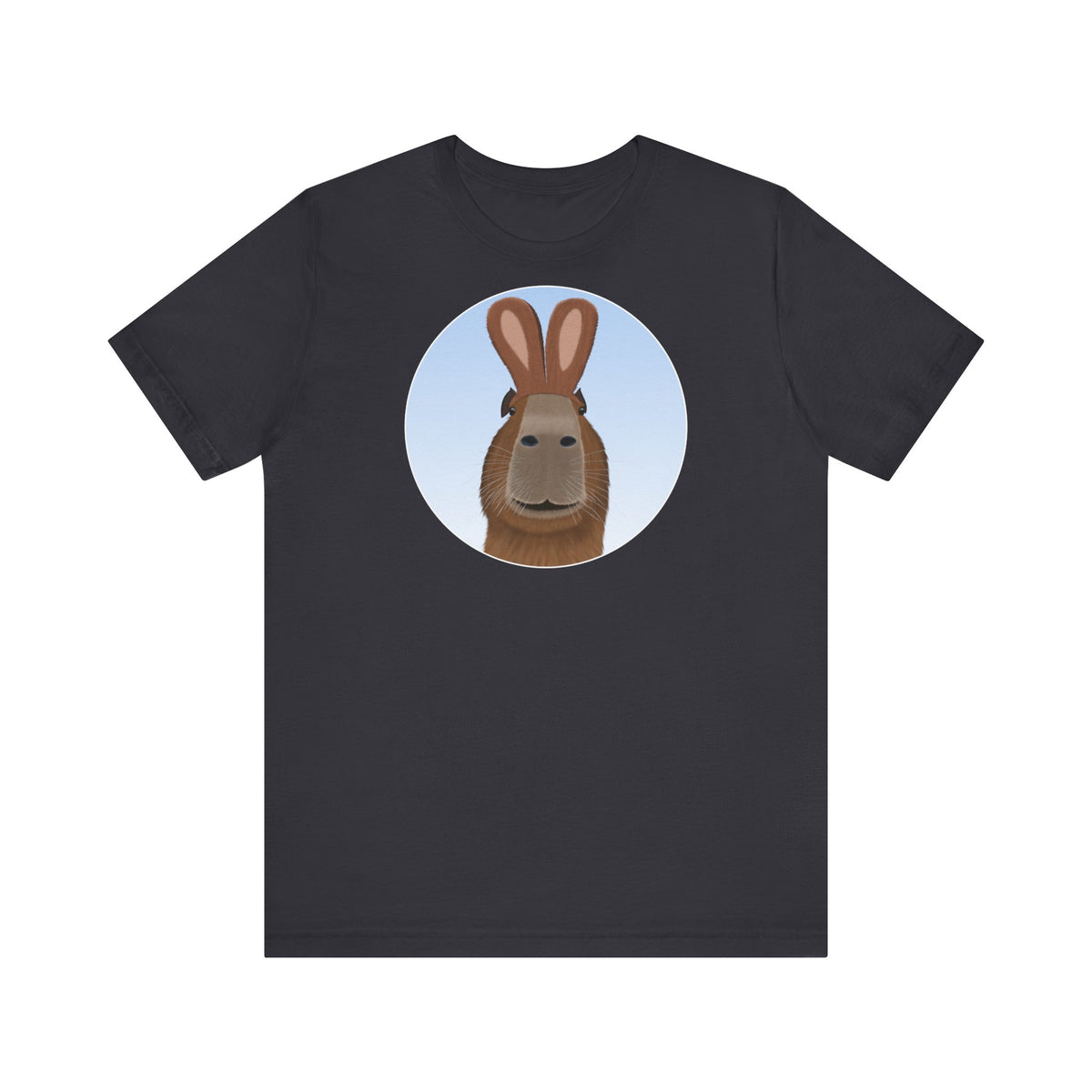 Capybara mit Hasenohren Lustiges Kaninchen T-Shirt