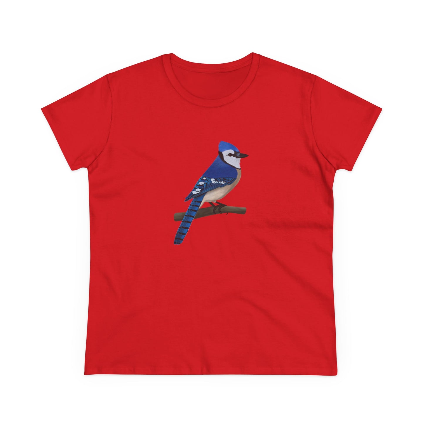 Blue Jay Bird Design for Birdwatchers and Bird Lovers Women's T-Shirt