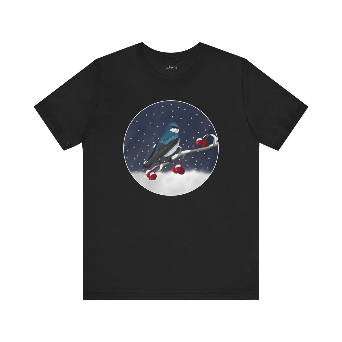 Tree Swallow T-Shirt – bird and christmas style