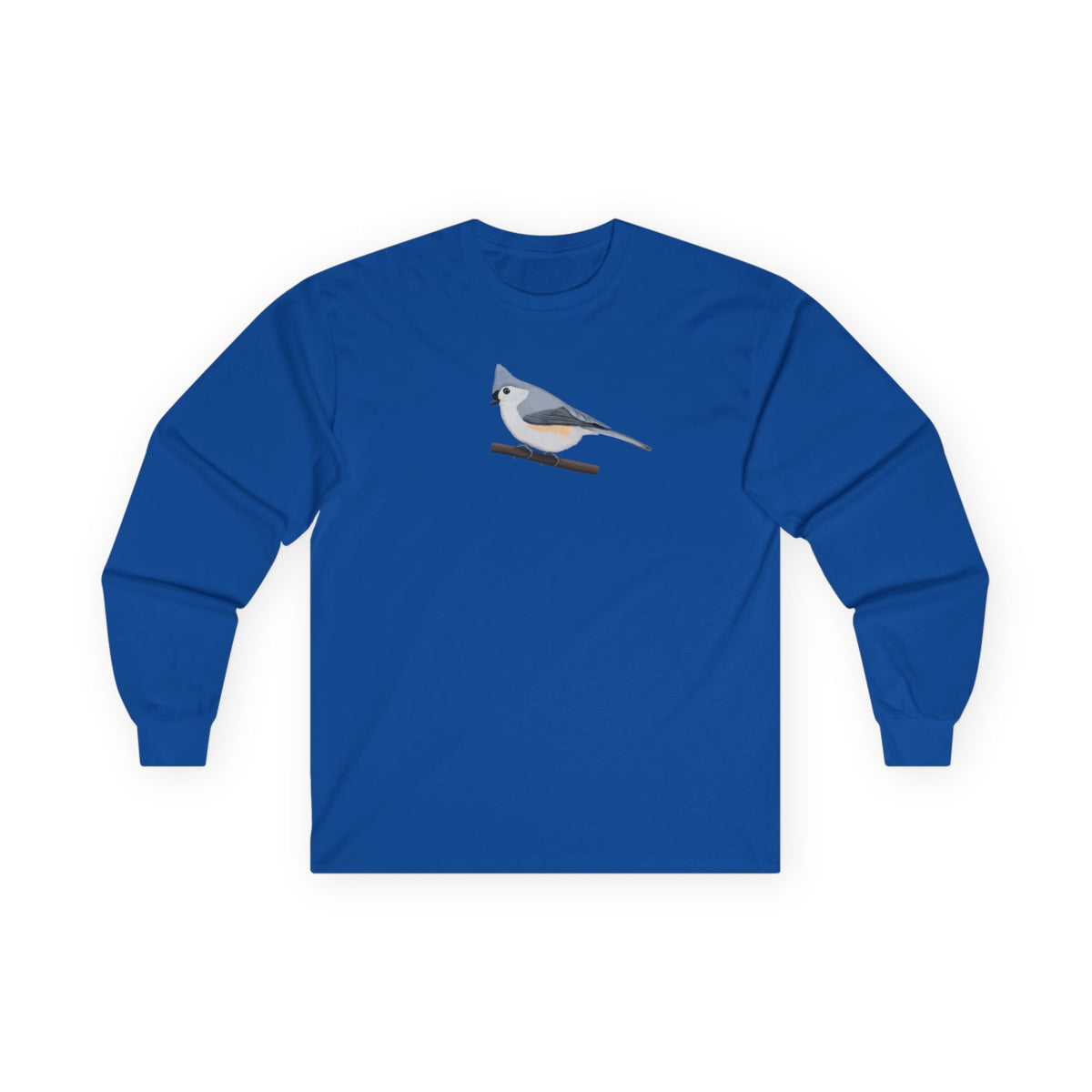 Tufted Titmouse Long-sleeve in Black