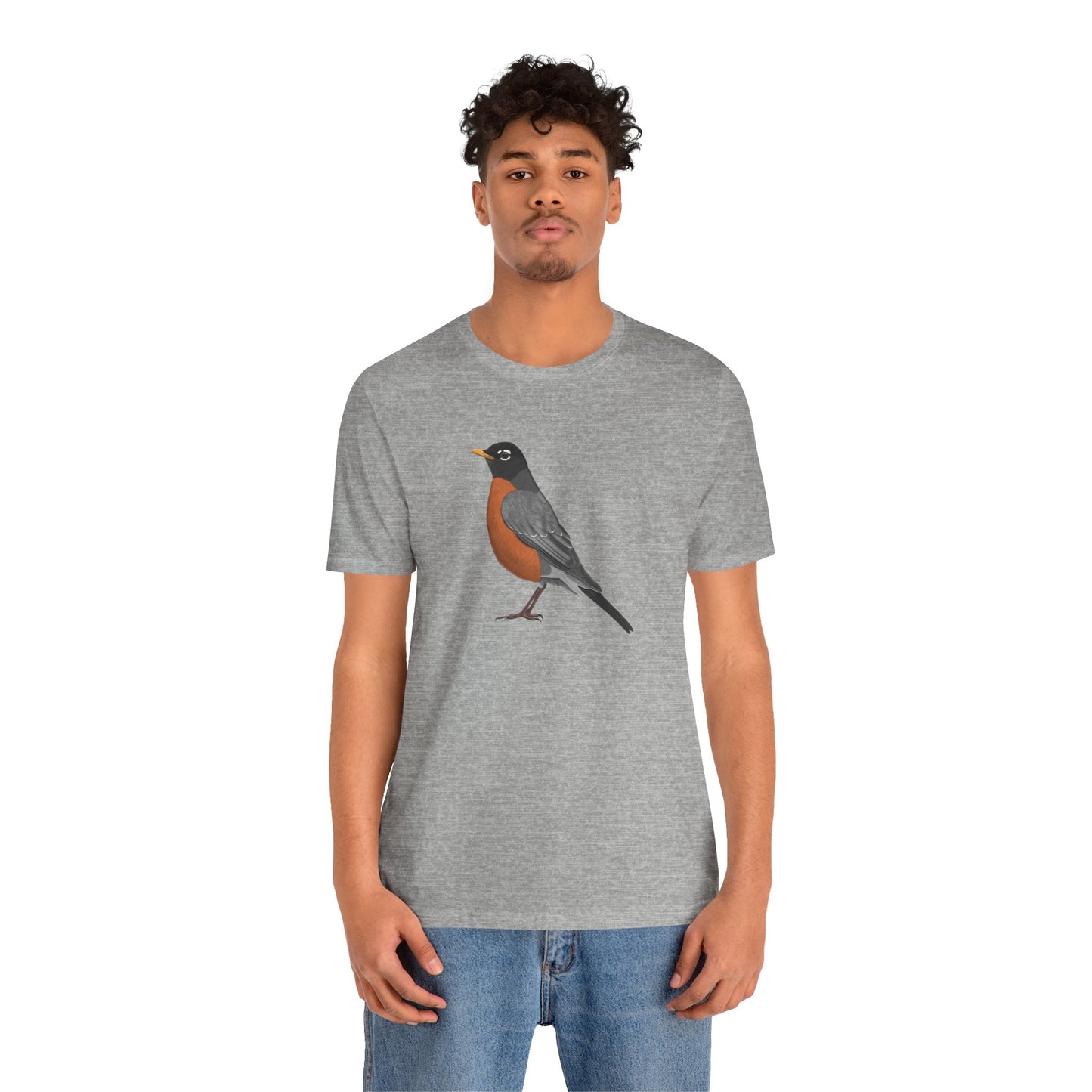 American Robin Birding & Birdwatching Bird T-Shirt
