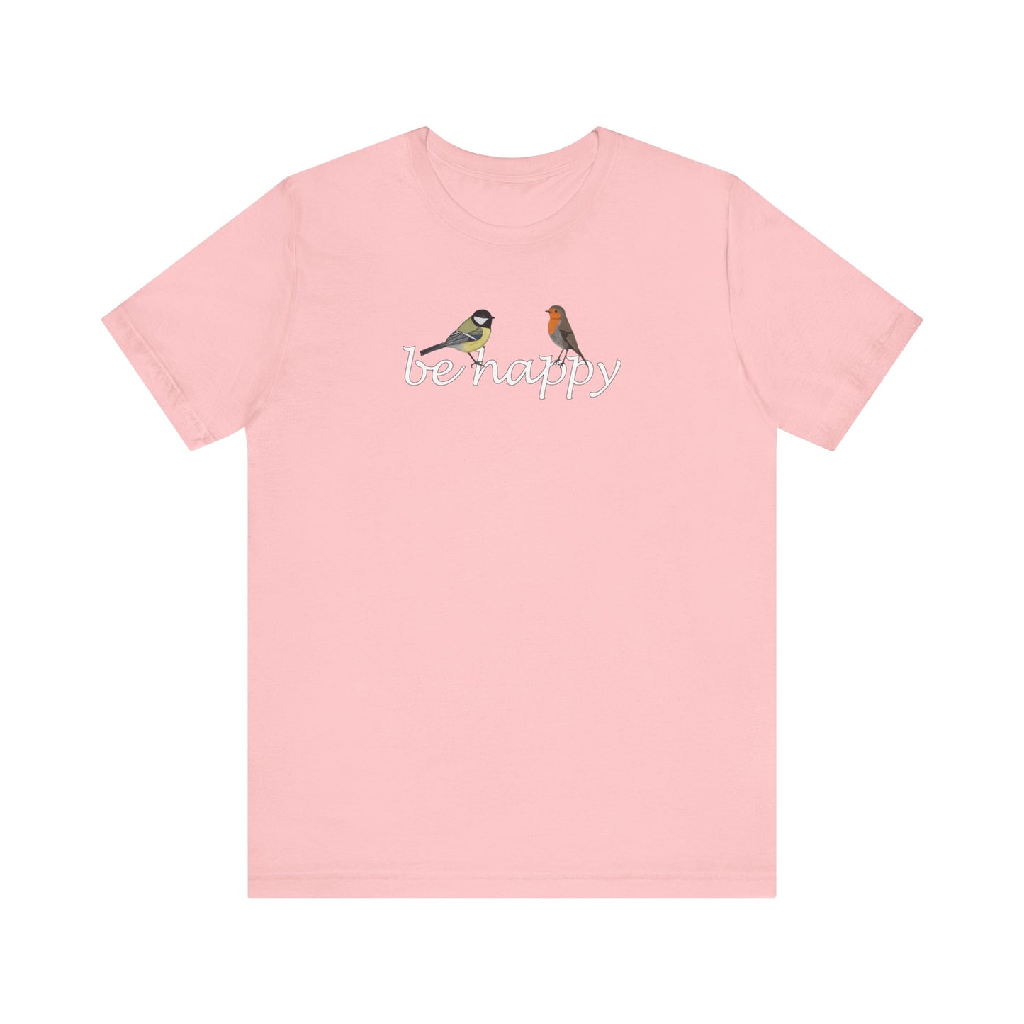 Rotkehlchen und Kohlmeise T-Shirt – bird graphic tee watching gear Stil