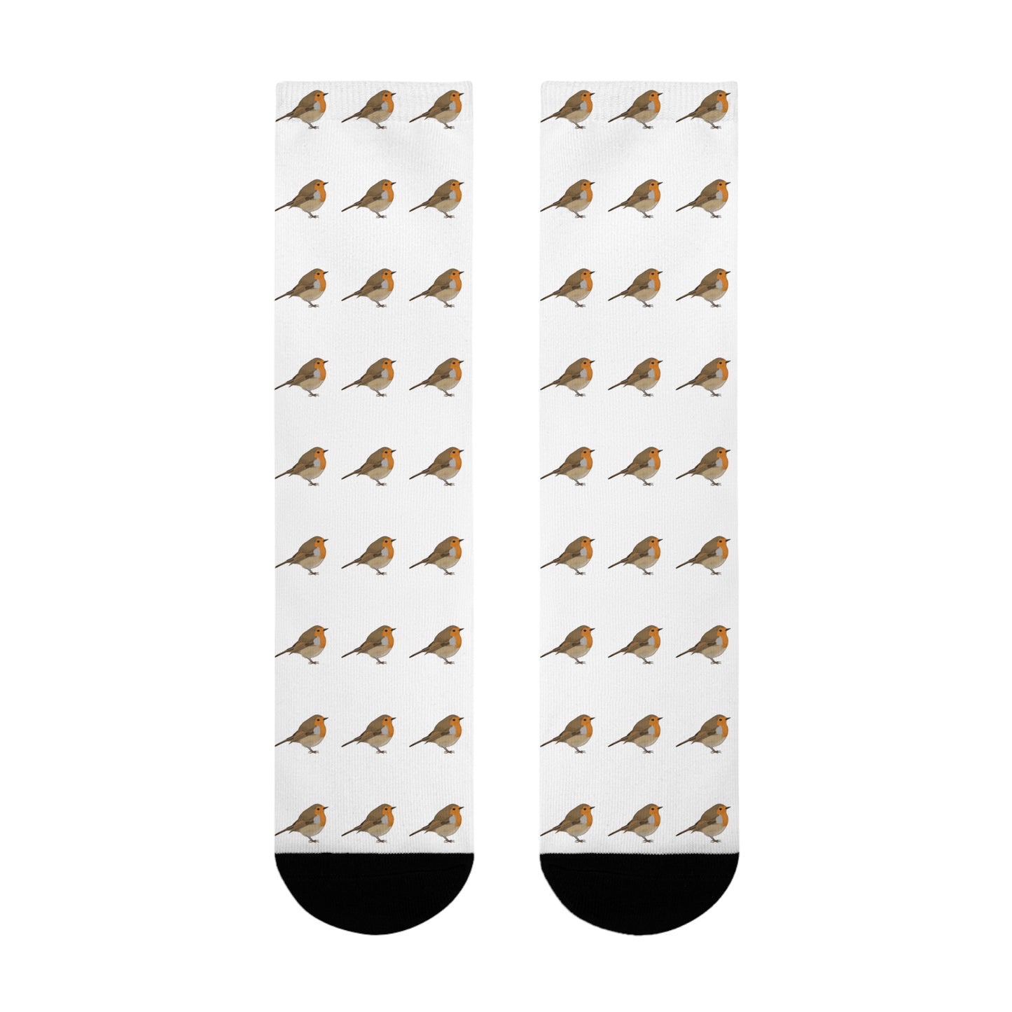 Rotkehlchen Socken mit Accessories Hintergrund