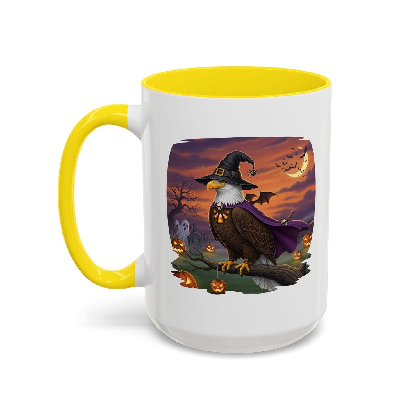 Bald Eagle Halloween Bird Mug - Halloween Coffee Mug for Bird Lovers