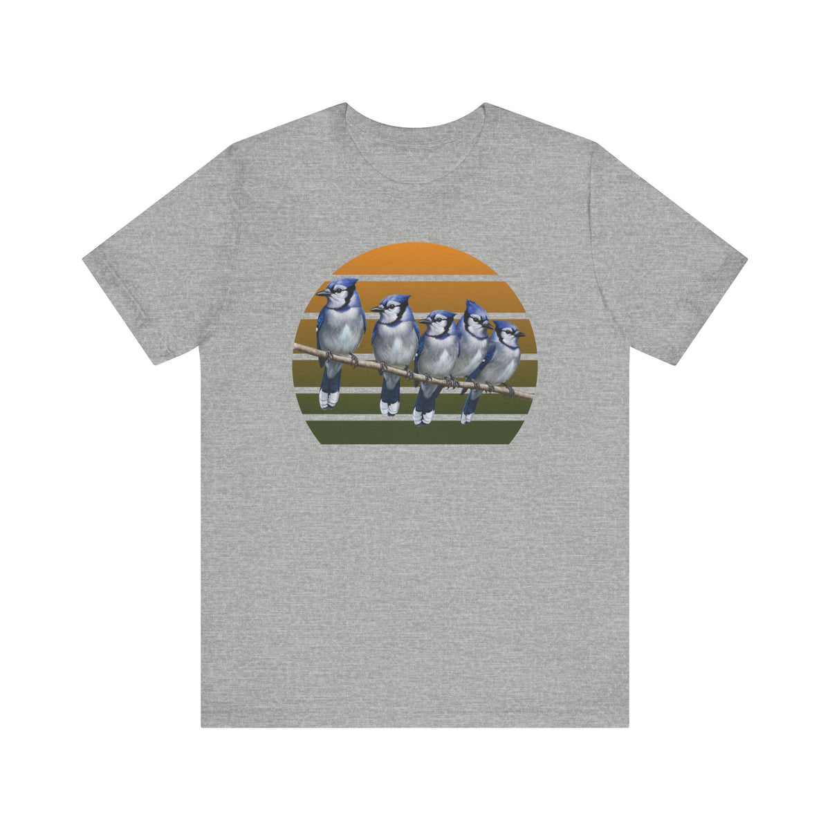 Blue Jay Premium T-Shirt | Unique Birdwatcher & Birder Gift by jz.birds