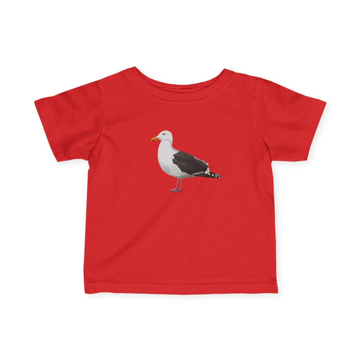 Süßes Möwe Vogel Tiermotiv T-Shirt für Babys und Kleinkinder