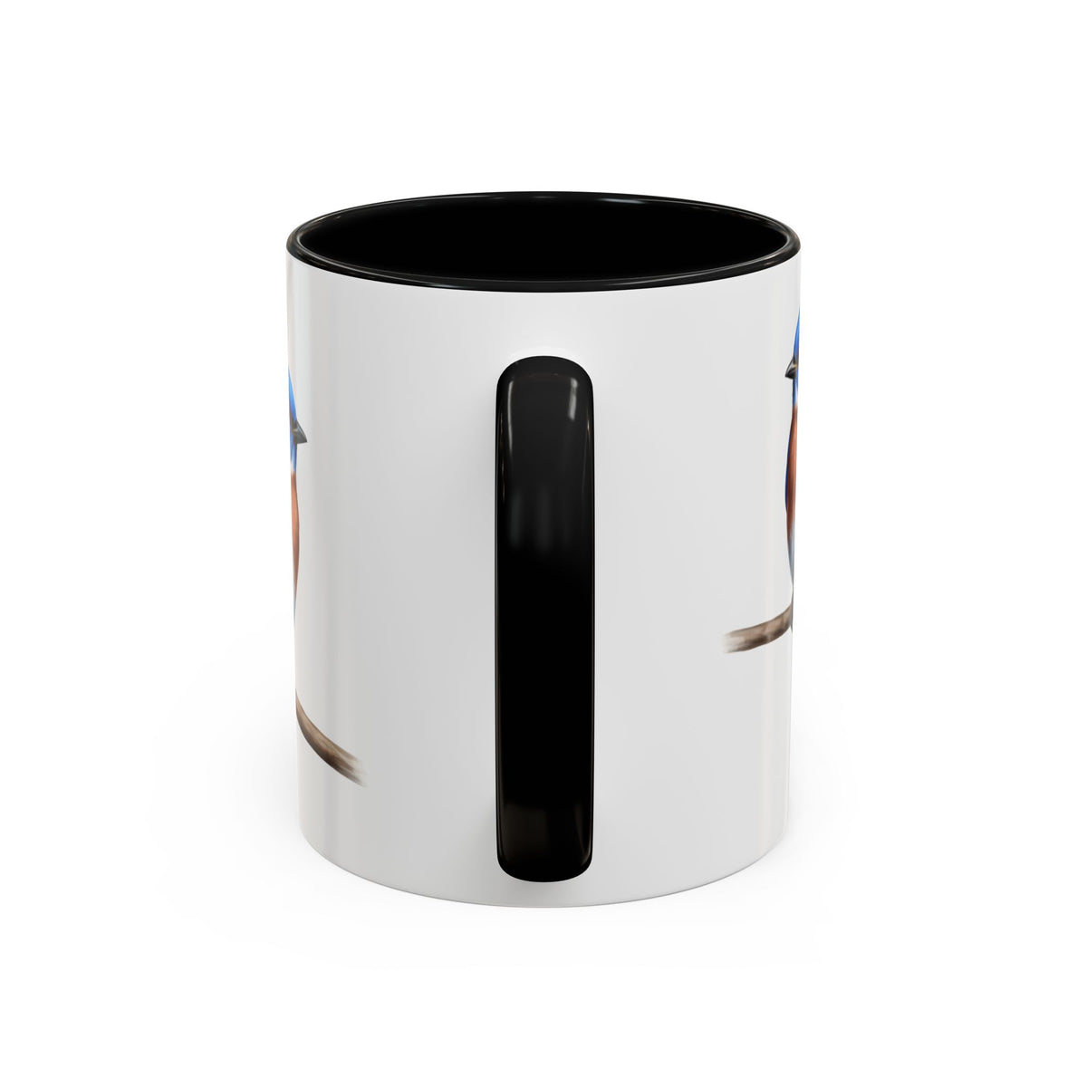 Bluebirds on a Branch Ceramic Bird Coffee Mug – Custom Gift for Bird Watchers