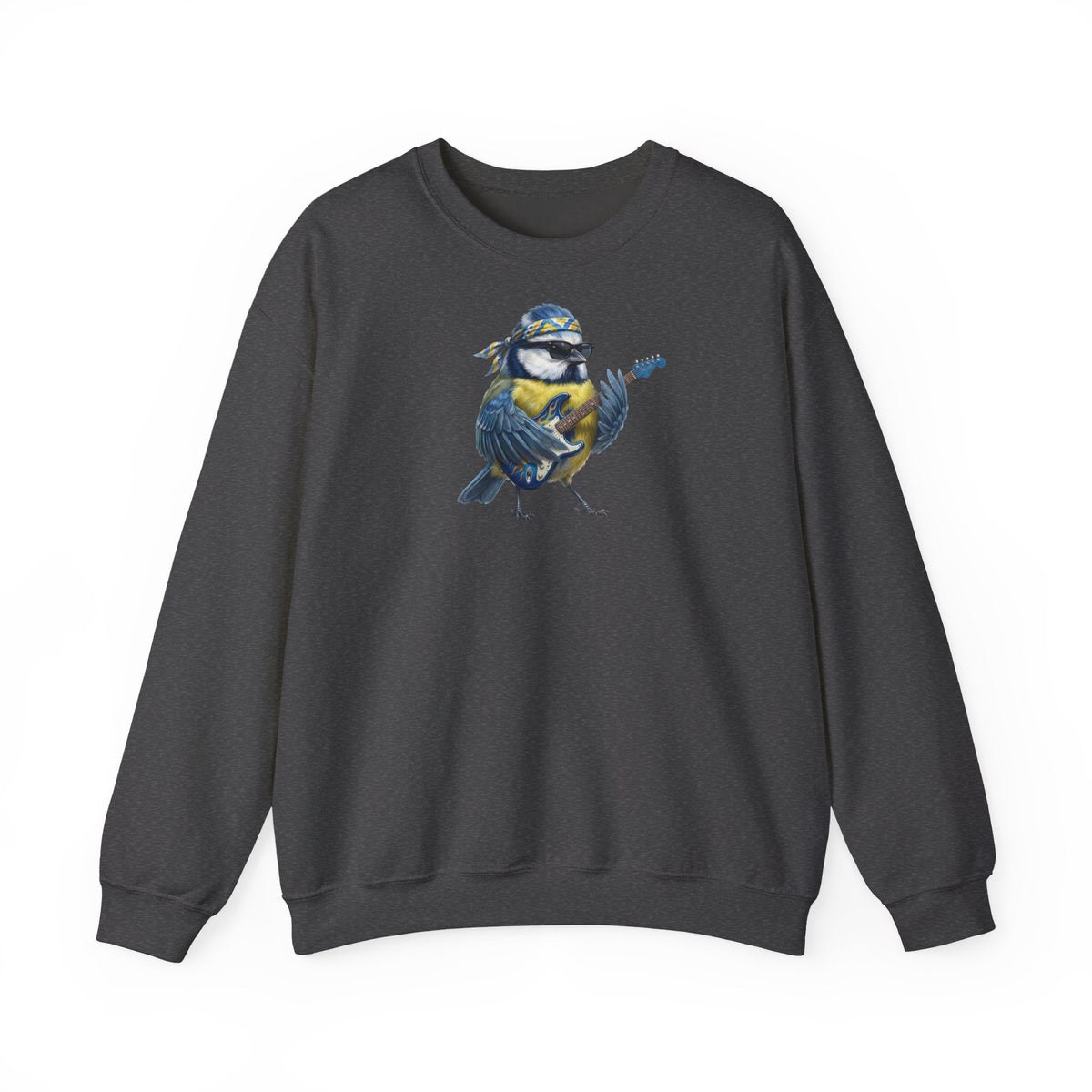 Blaumeise Sweatshirt Vogelmotiv mit Animal Graphic Tee Hintergrund