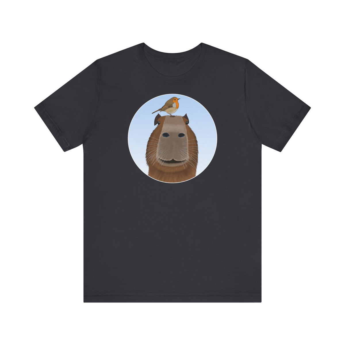 Rotkehlchen T-Shirt in Black
