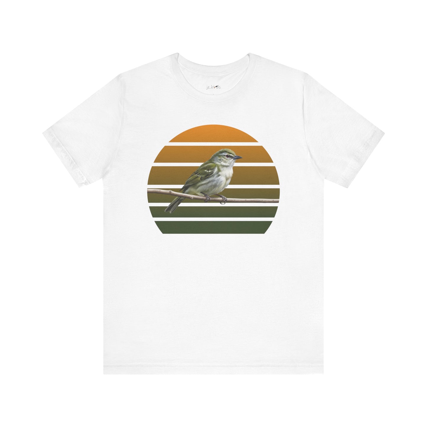 Red-Eyed Vireo T-Shirt | Unisex Retail Fit Bird Lover Tee | Wildlife Birder Gift