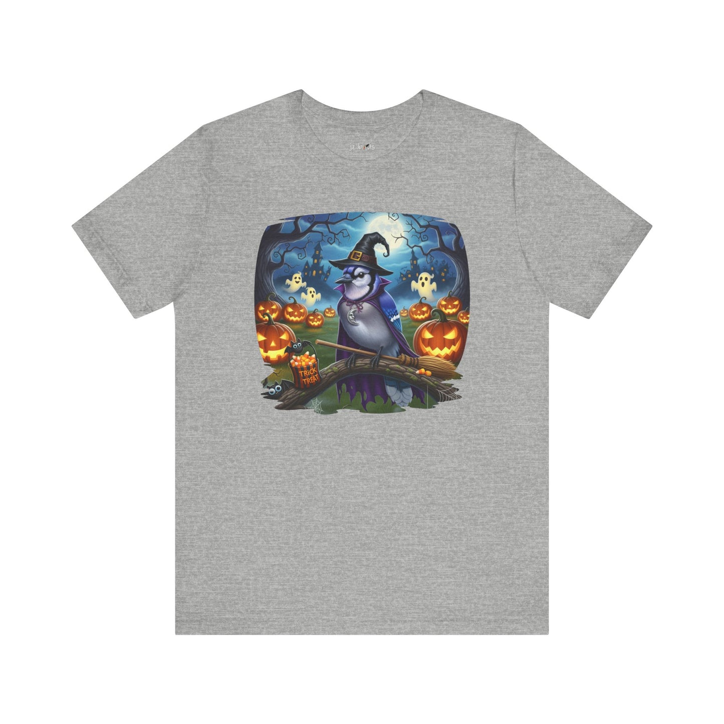 Blue Jay Halloween Bird T-Shirt - Spooky Halloween Costume for Bird Lovers