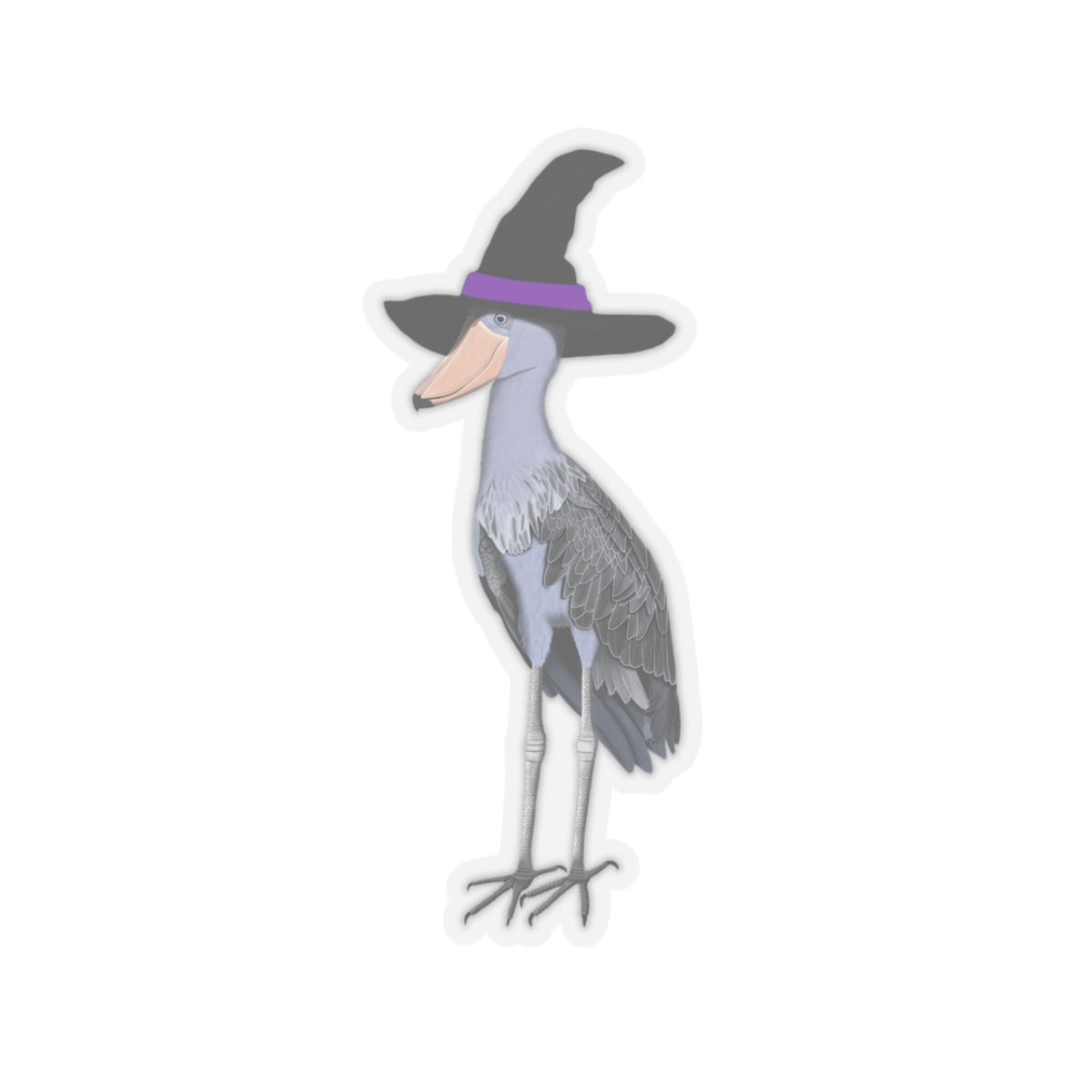 Shoebill Paper products – halloween bird and sticker style