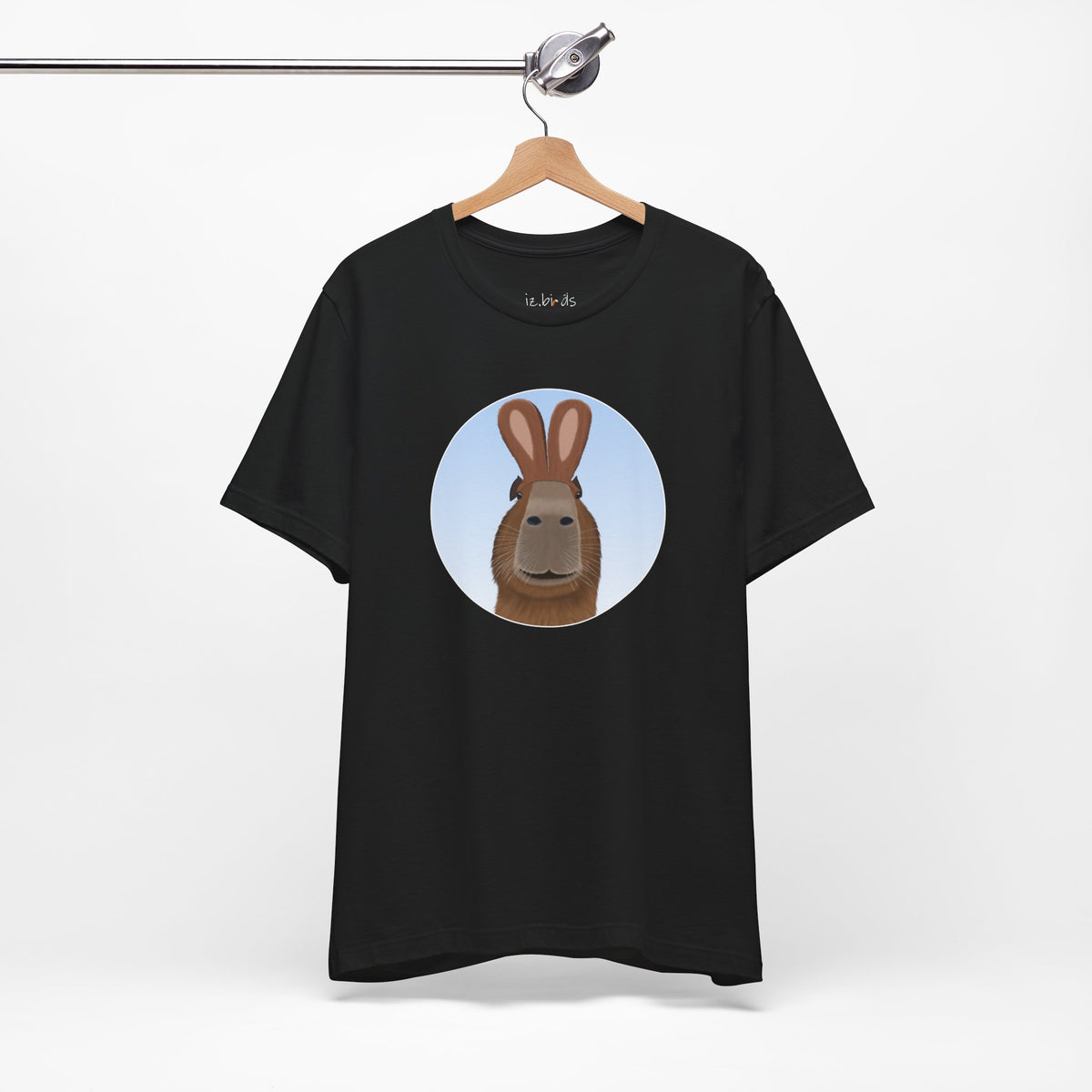 Capybara with Rabbit Ears Funny Bunny Easter T-Shirt