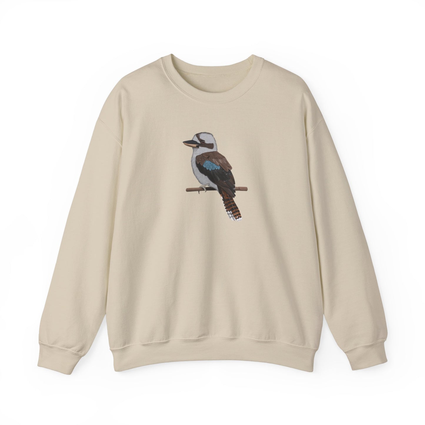 Kookaburra Bird Watcher Biologist Crewneck Sweatshirt on Crew neck background