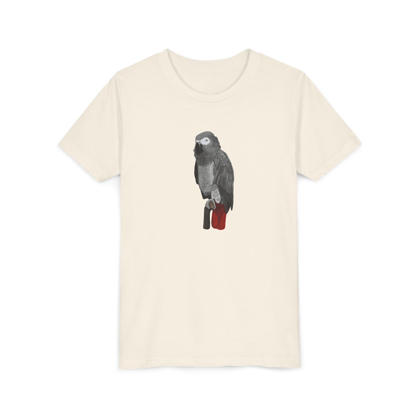 Grey Parrot Birding & Birdwatching Bird Youth T-Shirt