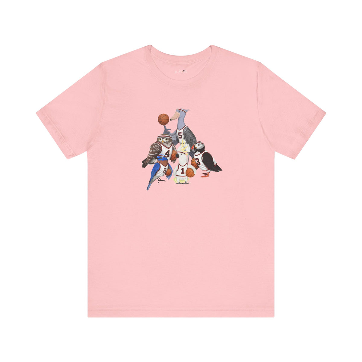Funny Basketball Bird T-Shirt – Unique Hoops Fan Gift – Soft, Unisex Tee for Players & Fans in Black