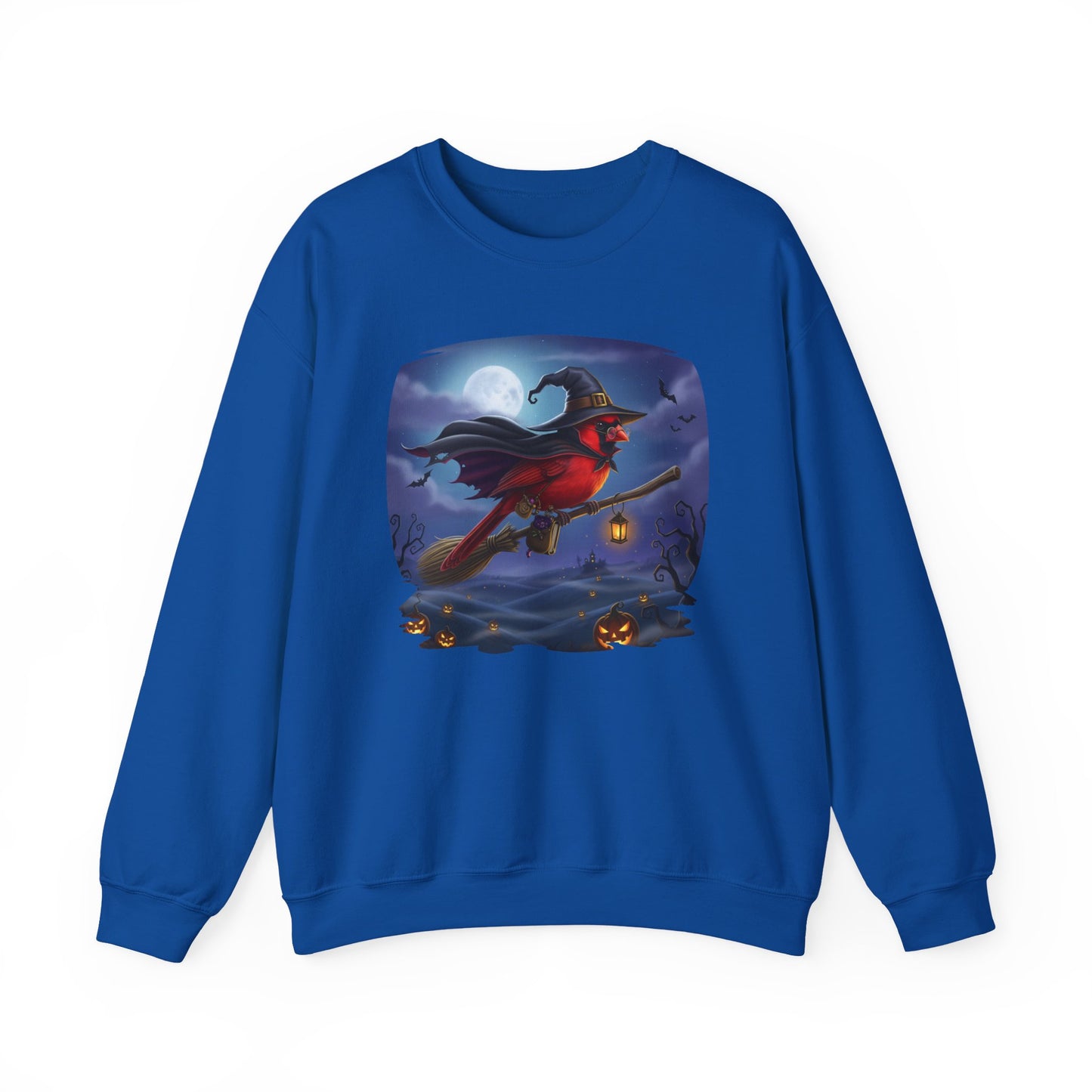Cardinal Halloween Bird Sweatshirt - Spooky Halloween Costume for Bird Lovers