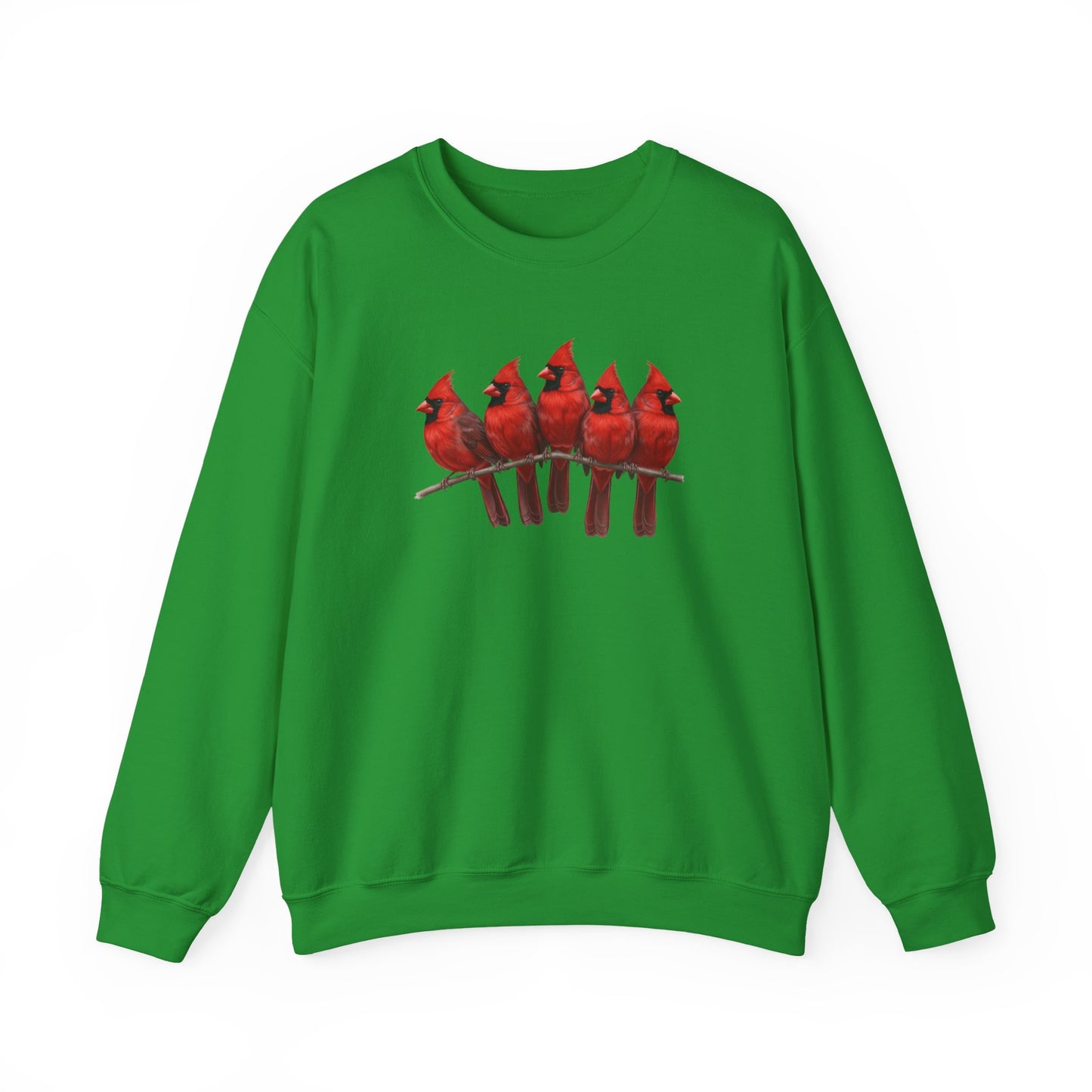 Cardinals Sweatshirt | Bird Watcher Crewneck | Unisex Songbird Gift for Bird Lovers