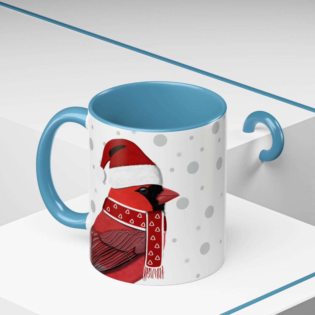 カーディナルクリスマスバードコーヒーマグ
