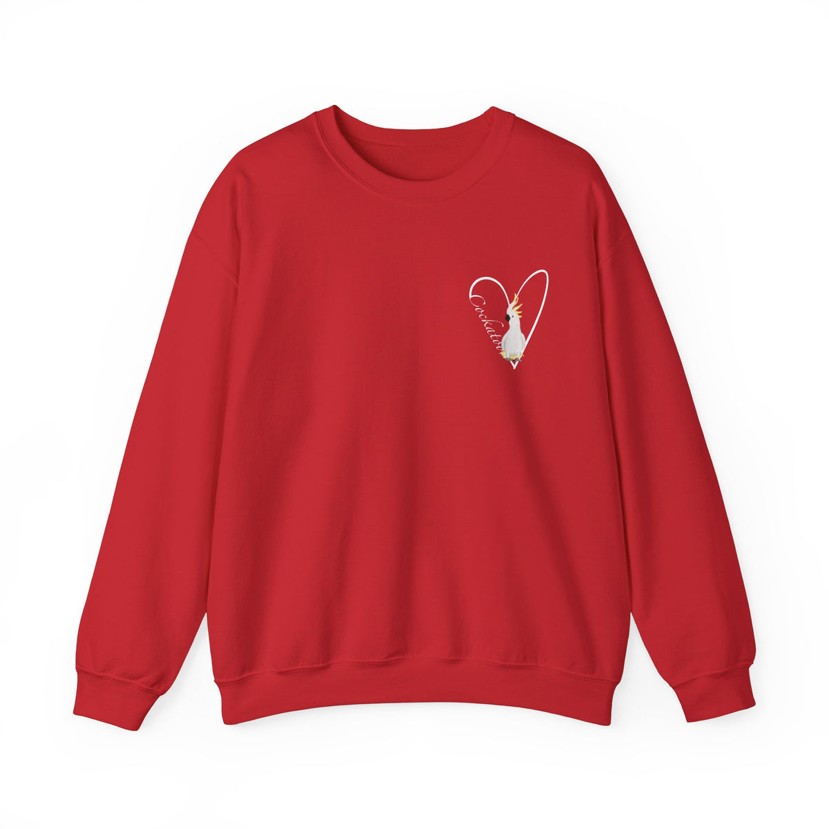 Cockatoo Sweatshirt on Animal Lover Gift background