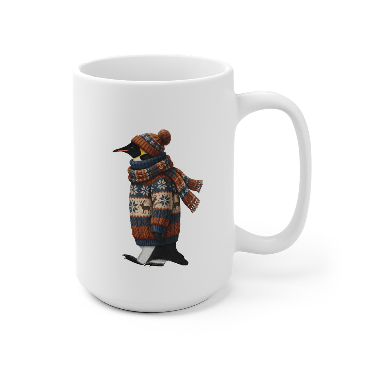 Pinguin Tasse mit 11 oz Hintergrund