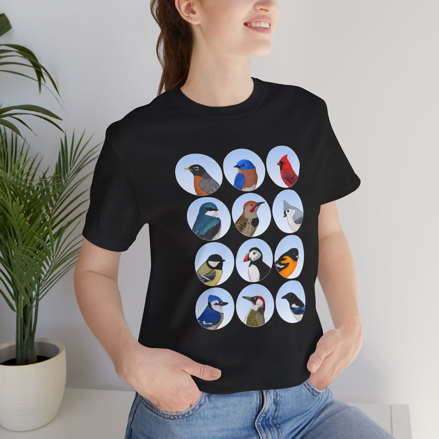 Birds T-Shirt Bluebird Cardinal Blue Jay Robin Bird Watcher Bird Lover