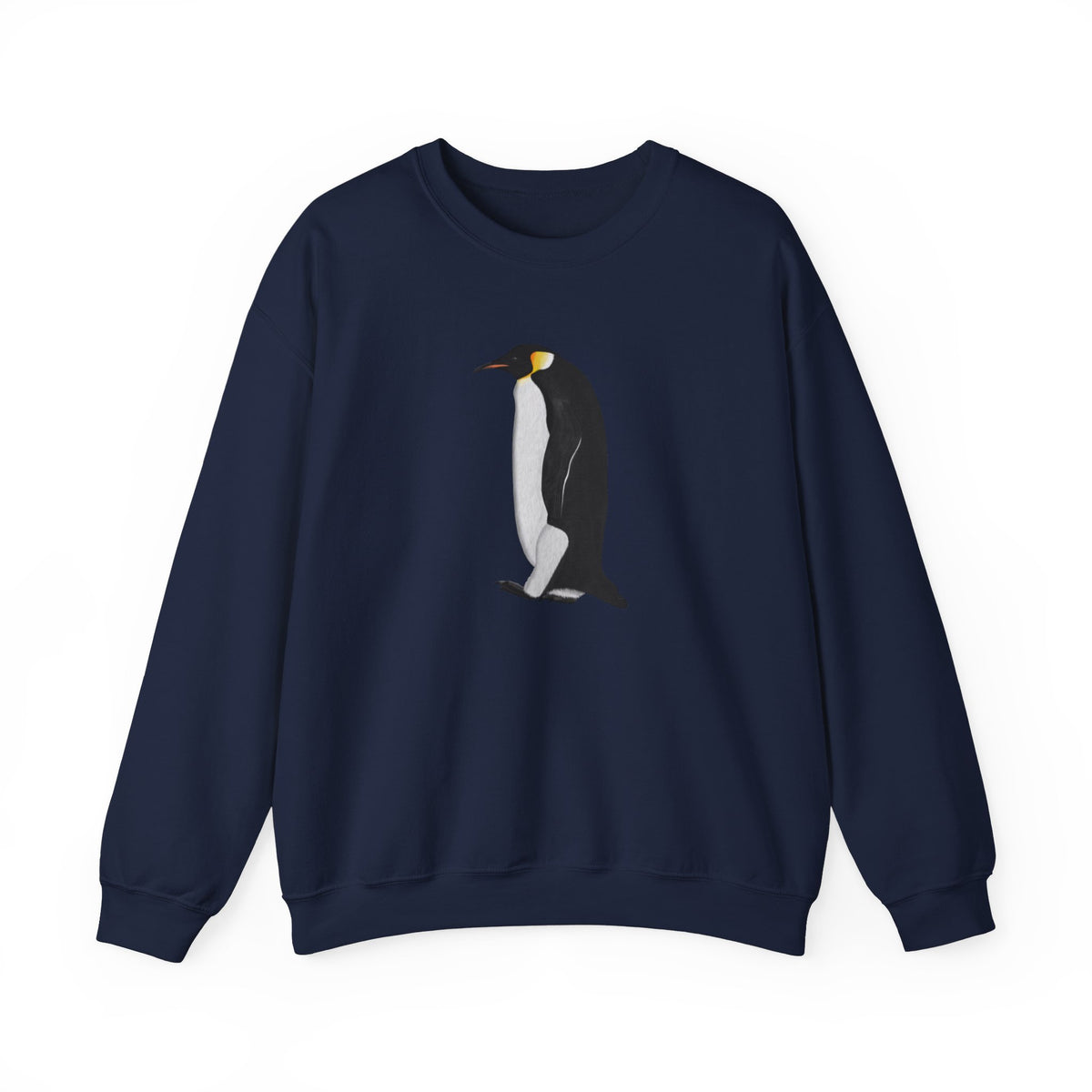 Emperor Penguin Bird Watcher Biologist Crewneck Sweatshirt – Crew neck and DTG style