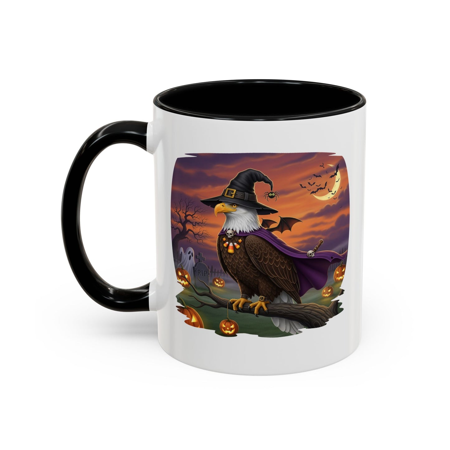 Bald Eagle Halloween Bird Mug - Halloween Coffee Mug for Bird Lovers